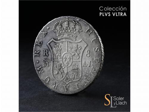 FERNANDO VII. 8 Reales. 1825. MADRID. A.J. 26,58 grs. Pátina