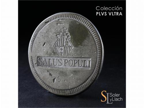 FERNANDO VII. 30 Sous. 1821. MALLORCA. 26,18 grs. Latón plat