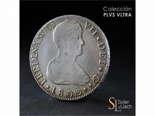 FERNANDO VII. 8 Reales. 1809. SEVILLA. C.N. 27,15 grs. Brill