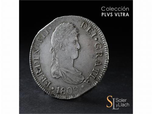FERNANDO VII. 8 Reales. 1809. SEVILLA. C.N. 26,69 grs. Busto