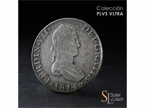 FERNANDO VII. 8 Reales. 1814. SEVILLA. C.J. 26,72 grs. Busto