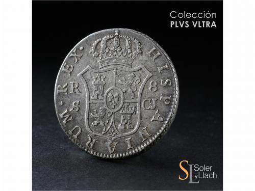 FERNANDO VII. 8 Reales. 1814. SEVILLA. C.J. 26,72 grs. Busto