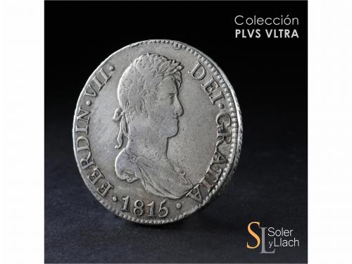 FERNANDO VII. 8 Reales. 1815. SEVILLA. C.J. 26,98 grs. Rayit