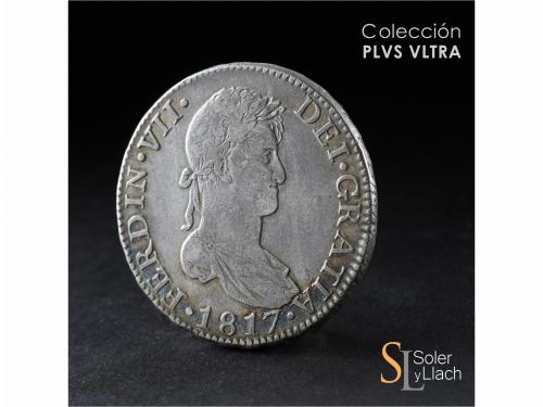 FERNANDO VII. 8 Reales. 1817. SEVILLA. C.J. 26,66 grs. Pátin