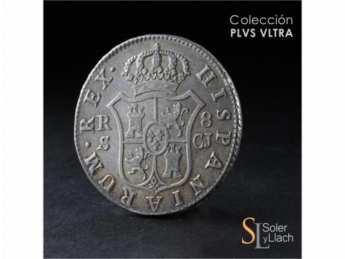 FERNANDO VII. 8 Reales. 1817. SEVILLA. C.J. 26,66 grs. Pátin