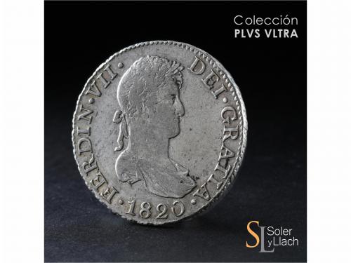 FERNANDO VII. 8 Reales. 1820. SEVILLA. C.J. 26,92 grs. Acuña