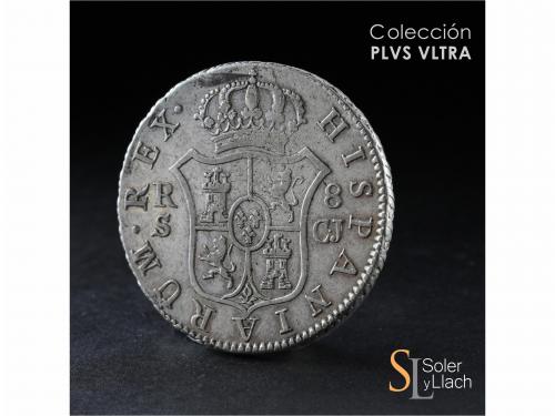 FERNANDO VII. 8 Reales. 1820. SEVILLA. C.J. 26,92 grs. Acuña