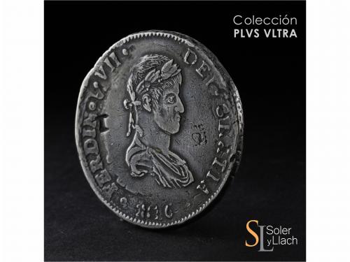 FERNANDO VII. 8 Reales. 1816. CHIHUAHUA. R.P. 29,13 grs. Pát