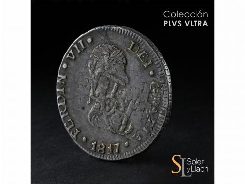 FERNANDO VII. 8 Reales. 1817. CHIHUAHUA. R.P. 24,78 grs. Dob