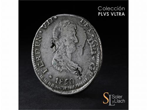 FERNANDO VII. 8 Reales. 1820. CHIHUAHUA. R.P. 24,31 grs. Peq