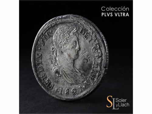 FERNANDO VII. 8 Reales. 1821. CHIHUAHUA. R.P. 24,60 grs. Con