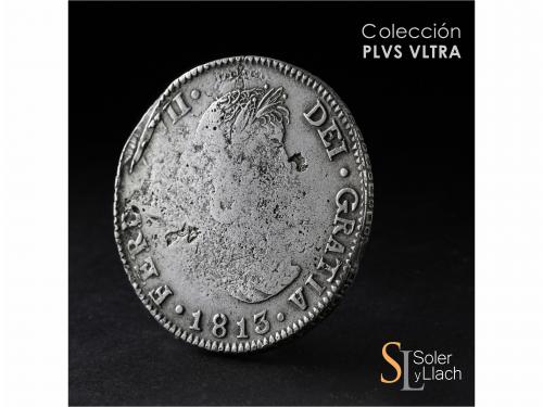 FERNANDO VII. 8 Reales. 1813. DURANGO. M.Z. 26,10 grs. Acuña