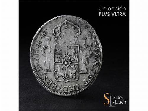 FERNANDO VII. 8 Reales. 1818. DURANGO. R.M. 25,79 grs. MBC. 