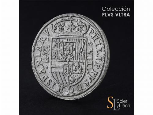 FELIPE II. 8 Reales. 1589. SEGOVIA. Anv.: Acueducto vertical