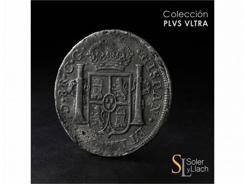 FERNANDO VII. 8 Reales. 1820. DURANGO. C.G. 26,03 grs. Cospe