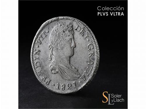 FERNANDO VII. 8 Reales. 1821. DURANGO. C.G. 27,49 grs. Terce