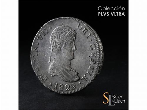 FERNANDO VII. 8 Reales. 1822. DURANGO. C.G. 26,77 grs. Segun