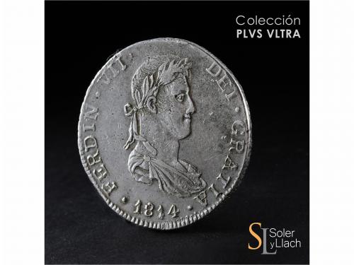 FERNANDO VII. 8 Reales. 1814. GUADALAJARA. M.R. 26,81 grs. P