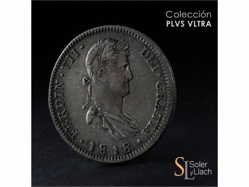 FERNANDO VII. 8 Reales. 1818. GUADALAJARA. F.S. 26,77 grs. P