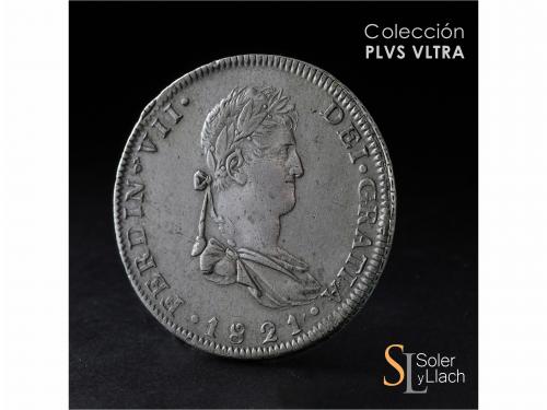 FERNANDO VII. 8 Reales. 1821. GUADALAJARA. F.S. 26,41 grs. U