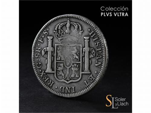 FERNANDO VII. 8 Reales. 1821. GUADALAJARA. FS/MR. 26,55 grs.
