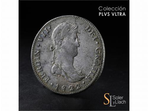 FERNANDO VII. 8 Reales. 1822. GUADALAJARA. F.S. 26,72 grs. P