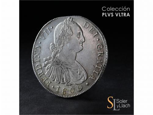 FERNANDO VII. 8 Reales. 1809. GUATEMALA. M. 26,84 grs. Busto