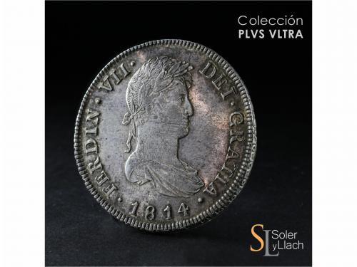 FERNANDO VII. 8 Reales. 1814. GUATEMALA. M. 26,99 grs. Pátin