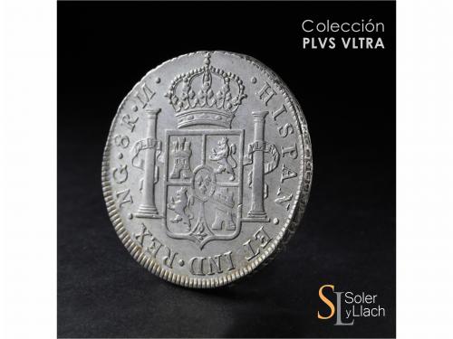 FERNANDO VII. 8 Reales. 1817. GUATEMALA. M. 26,88 grs. Rayit