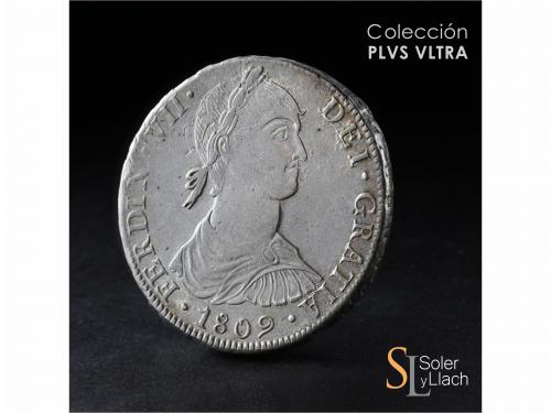 FERNANDO VII. 8 Reales. 1809. LIMA. J.P. 26,99 grs. Busto in