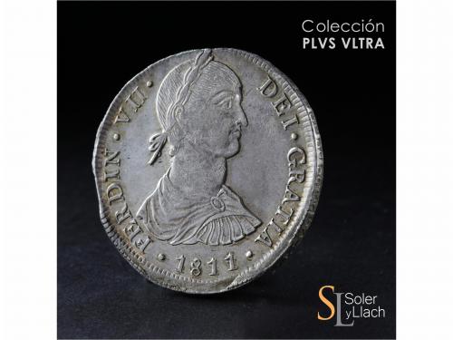 FERNANDO VII. 8 Reales. 1811. LIMA. J.P. 26,61 grs. Busto in