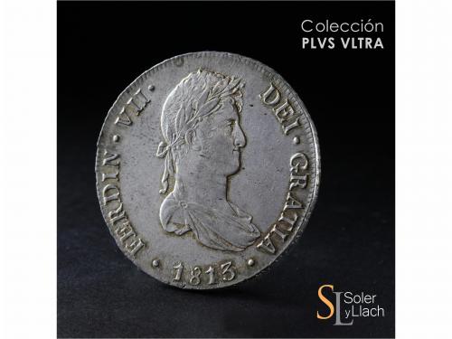 FERNANDO VII. 8 Reales. 1813. LIMA. J.P. 26,31 grs. Pátina y