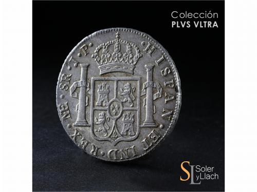 FERNANDO VII. 8 Reales. 1814. LIMA. J.P. 27,07 grs. Pátina y