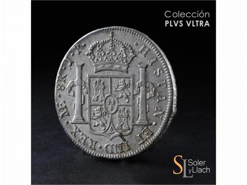 FERNANDO VII. 8 Reales. 1816. LIMA. J.P. 26,85 grs. Pátina y