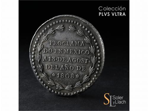 FERNANDO VII. Medalla Proclamación. 1808. MÉXICO. 26,61 grs.