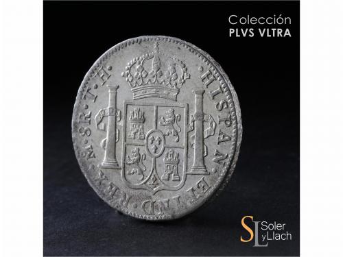 FERNANDO VII. 8 Reales. 1808. MÉXICO. T.H. 26,82 grs. Acuñac