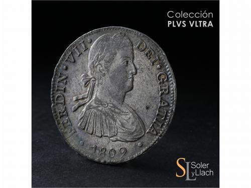 FERNANDO VII. 8 Reales. 1809. MÉXICO. H.J. 26,93 grs. Pátina