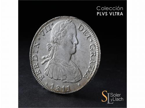 FERNANDO VII. 8 Reales. 1811. MÉXICO. H.J. 26,94 grs. Busto 