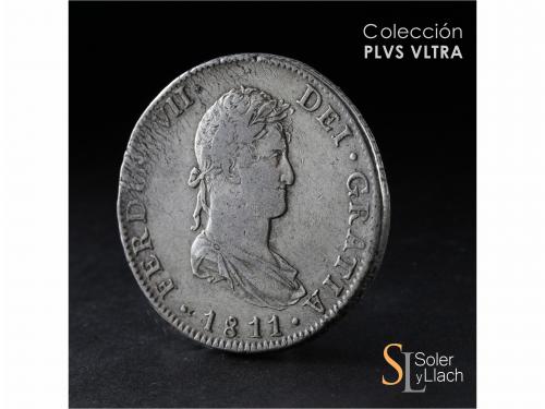 FERNANDO VII. 8 Reales. 1811. MÉXICO. H.J. 26,81 grs. Busto 