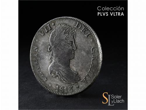 FERNANDO VII. 8 Reales. 1813. MÉXICO. H.J. 26,94 grs. Pátina
