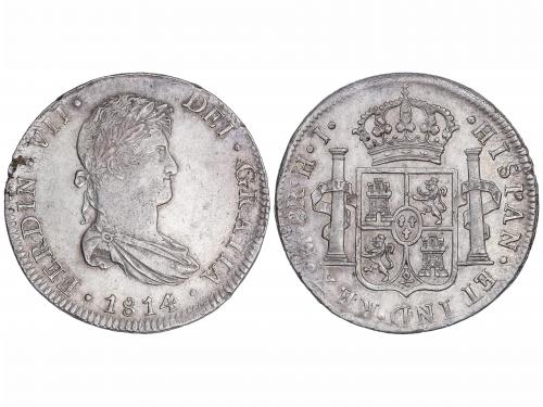 FERNANDO VII. 8 Reales. 1814/3. MÉXICO. H.J. 26,85 grs. Poco