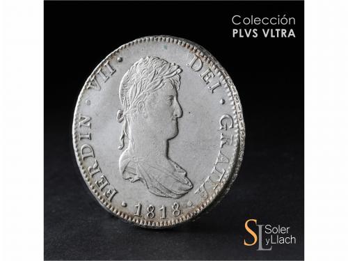 FERNANDO VII. 8 Reales. 1818. MÉXICO. J.J. 26,88 grs. EBC. /
