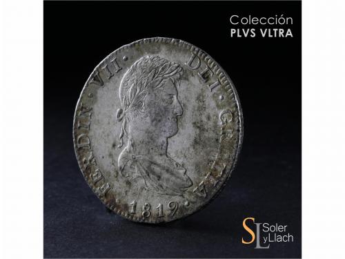 FERNANDO VII. 8 Reales. 1819. MÉXICO. J.J. 26,91 grs. Pátina