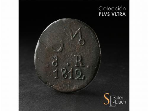 FERNANDO VII. 8 Reales. 1812. MORELOS. 19,45 grs. AE. Sin ad