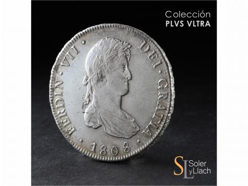 FERNANDO VII. 8 Reales. 1808. POTOSÍ. P.J. 26,84 grs. Rayita