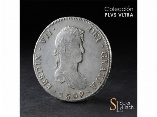 FERNANDO VII. 8 Reales. 1809. POTOSÍ. P.J. 26,84 grs. EBC-. 