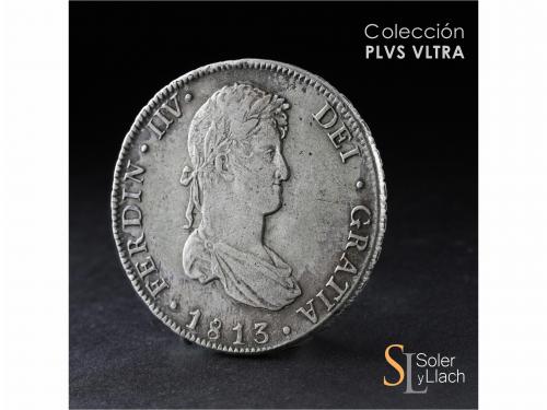 FERNANDO VII. 8 Reales. 1813. POTOSÍ. P.J. 26,82 grs. ERROR 