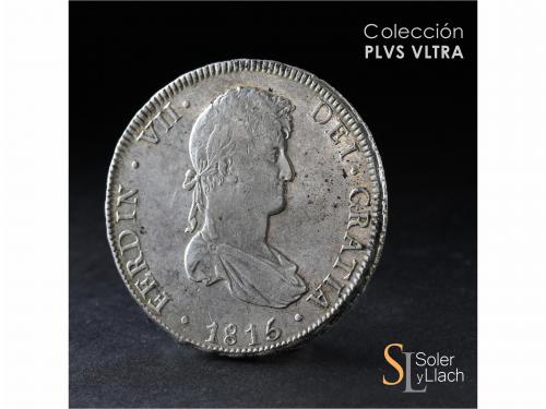 FERNANDO VII. 8 Reales. 1815. POTOSÍ. P.J. 26,93 grs. Restos