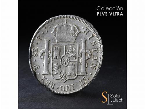 FERNANDO VII. 8 Reales. 1815. POTOSÍ. P.J. 26,93 grs. Restos