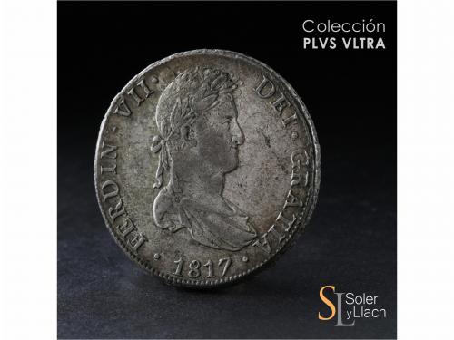 FERNANDO VII. 8 Reales. 1817. POTOSÍ. P.J. 27,13 grs. Pátina
